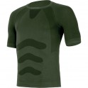 Bezešvé funkční triko s krátkým rukávem Lasting - Abel, tm. zelené