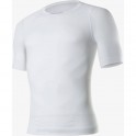 Bezešvé funkční triko s krátkým rukávem Lasting - Abel, bílé